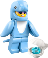 Dolphin Costume Fan - 71051