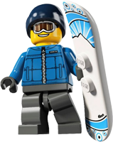 Snowboarder Guy - 8805