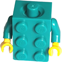 Brick Costume (BAM) - Dark Turquoise
