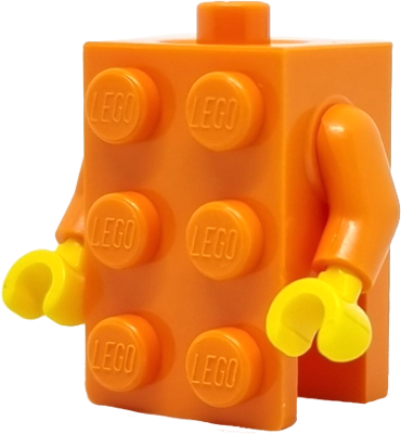 Brick Costume (BAM) - Orange