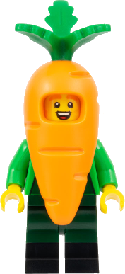 Carrot Mascot, Series 24 (Complete Set with Stand and Accessories)