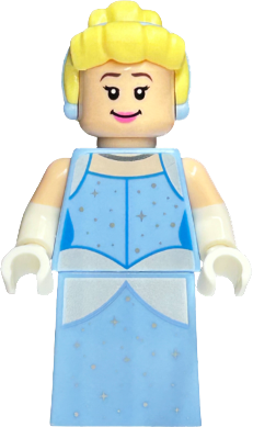 Cinderella - Bright Light Blue Dress, White Gloves