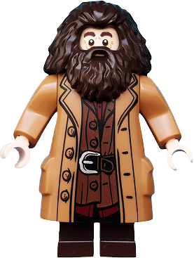 Rubeus Hagrid, Medium Nougat Topcoat with Buttons