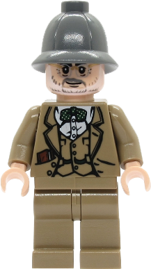 Henry Jones Sr. - Dark Bluish Gray Pith Helmet