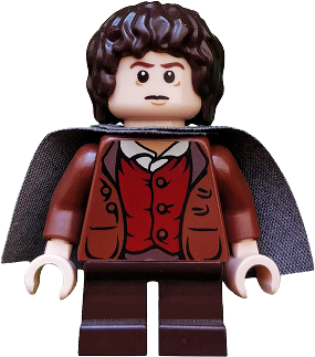 Frodo Baggins - Dark Bluish Gray Cape