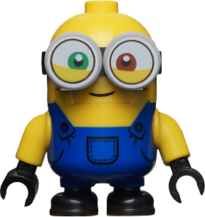 Minion Bob - Blue Overalls, Eyelids