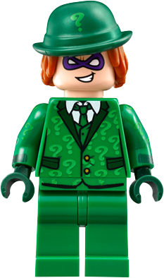 The Riddler - Suit and Tie, Hat with Hair