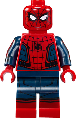 Spider-Man - Black Web Pattern, Red Torso Small Vest, Red Boots
