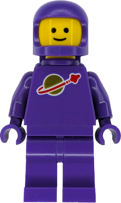 Classic Space - Dark Purple with Air Tanks and Updated Helmet (The Dreamer) (DS2023-1)