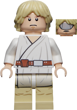 Luke Skywalker (Tatooine, Gray Visor on Reverse of Head)