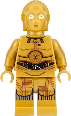 C-3PO - Colorful Wires, Printed Legs