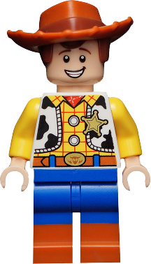 Woody - Normal Legs, Minifigure Head, Smile with Teeth / Scared